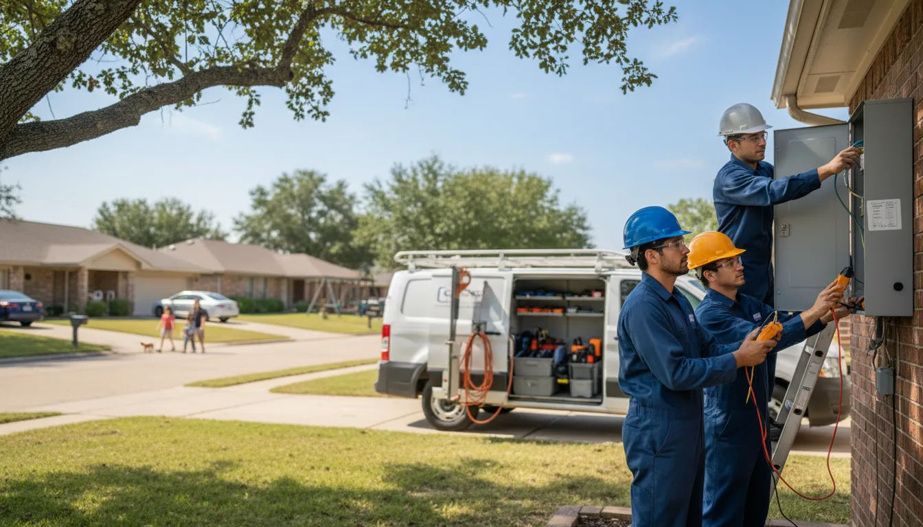 Certified electrician providing emergency electrical services in Atkins, AR
